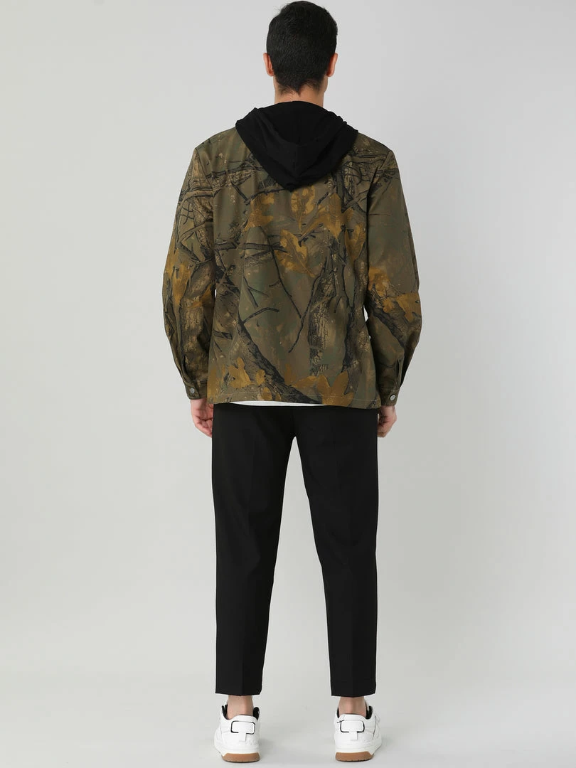 Allegra K Men's Printed Jacket Zip Up Lightweight Long Sleeves Hoodie Outerwear 12 Allegra K Men's Printed Jacket Zip Up Lightweight Long Sleeves Hoodie Outerwear