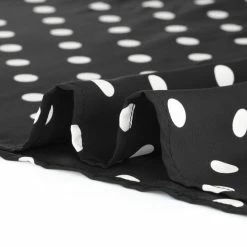 Allegra K Women’s Vintage Polka Dots Tie Waist Sleeveless V-Neck Midi Ruffle Dress