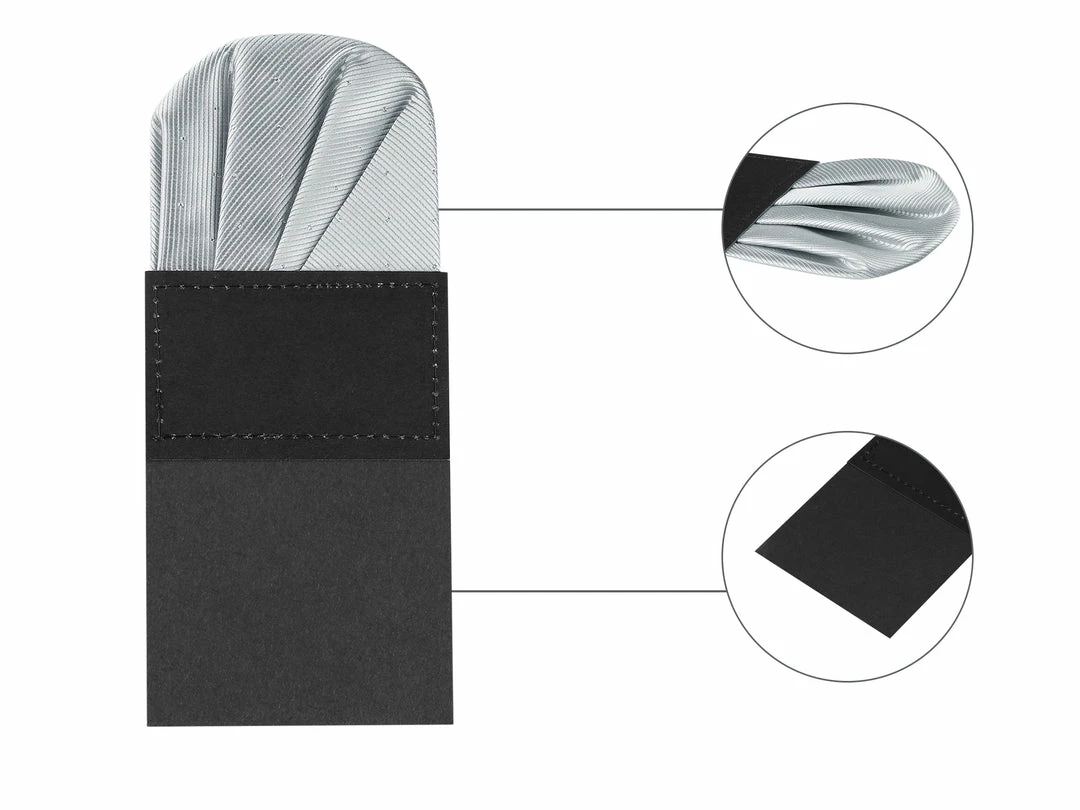 Allegra K Pre-Folded Polka Dots Round Stain Pocket Squares On Card For Men Suit Accessories 13 Allegra K Pre-Folded Polka Dots Round Stain Pocket Squares On Card For Men Suit Accessories