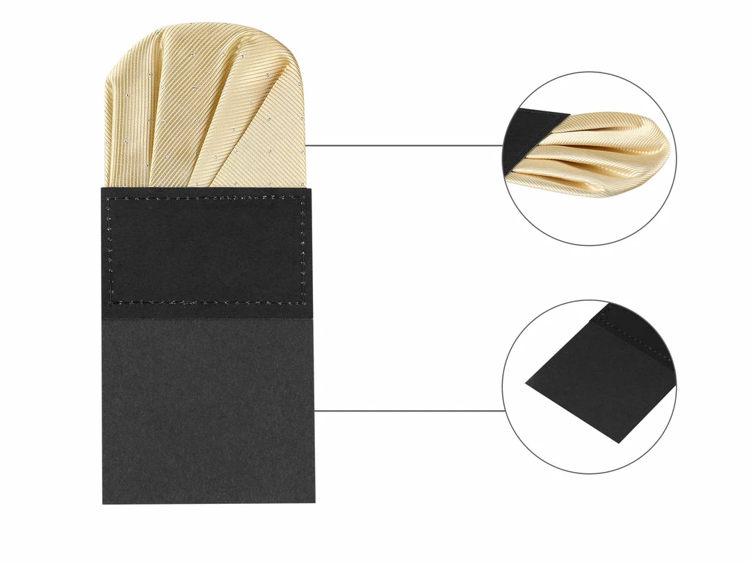 Allegra K Pre-Folded Polka Dots Round Stain Pocket Squares On Card For Men Suit Accessories 9 Allegra K Pre-Folded Polka Dots Round Stain Pocket Squares On Card For Men Suit Accessories