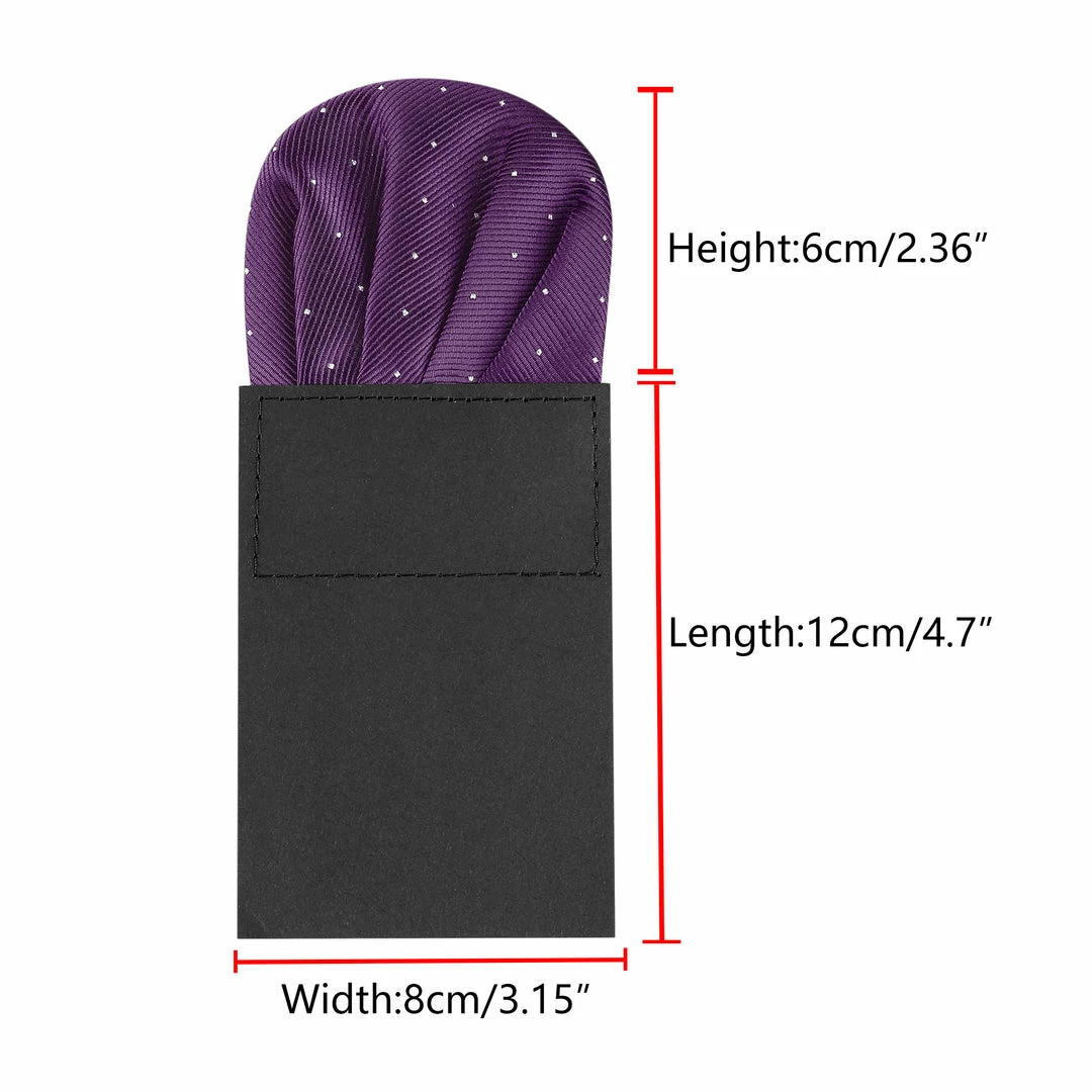 Allegra K Pre-Folded Polka Dots Round Stain Pocket Squares On Card For Men Suit Accessories 30 Allegra K Pre-Folded Polka Dots Round Stain Pocket Squares On Card For Men Suit Accessories