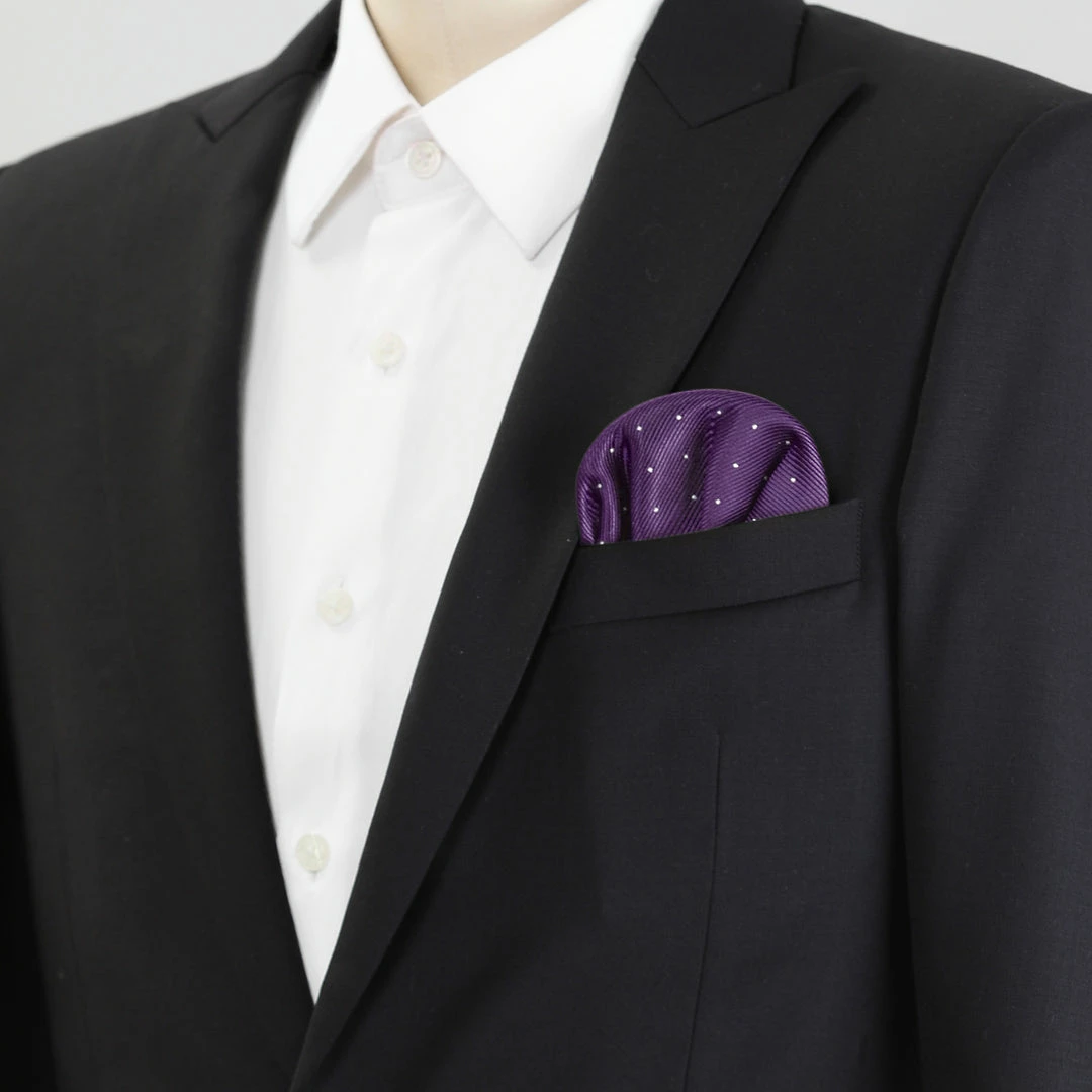 Allegra K Pre-Folded Polka Dots Round Stain Pocket Squares On Card For Men Suit Accessories 31 Allegra K Pre-Folded Polka Dots Round Stain Pocket Squares On Card For Men Suit Accessories