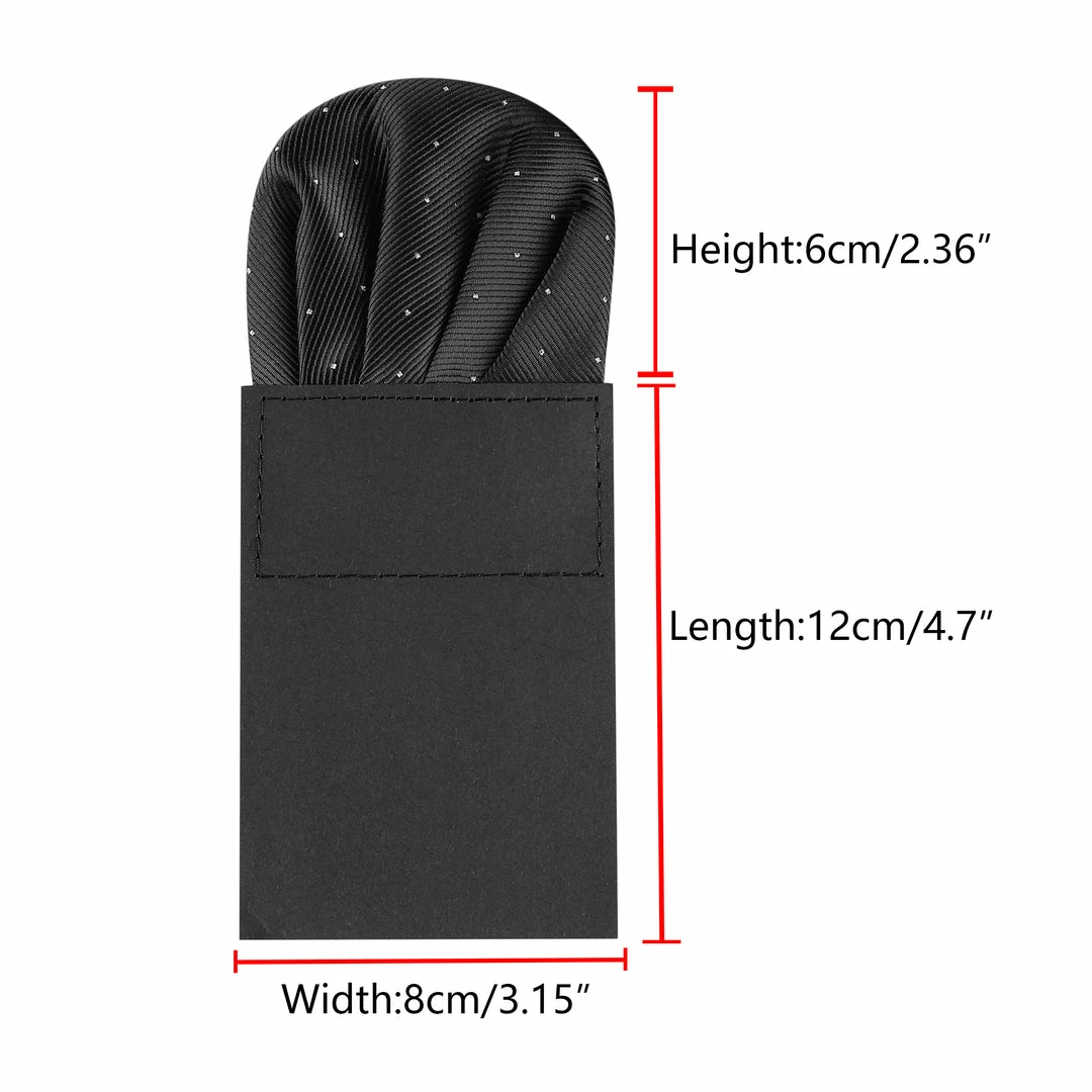 Allegra K Pre-Folded Polka Dots Round Stain Pocket Squares On Card For Men Suit Accessories 22 Allegra K Pre-Folded Polka Dots Round Stain Pocket Squares On Card For Men Suit Accessories