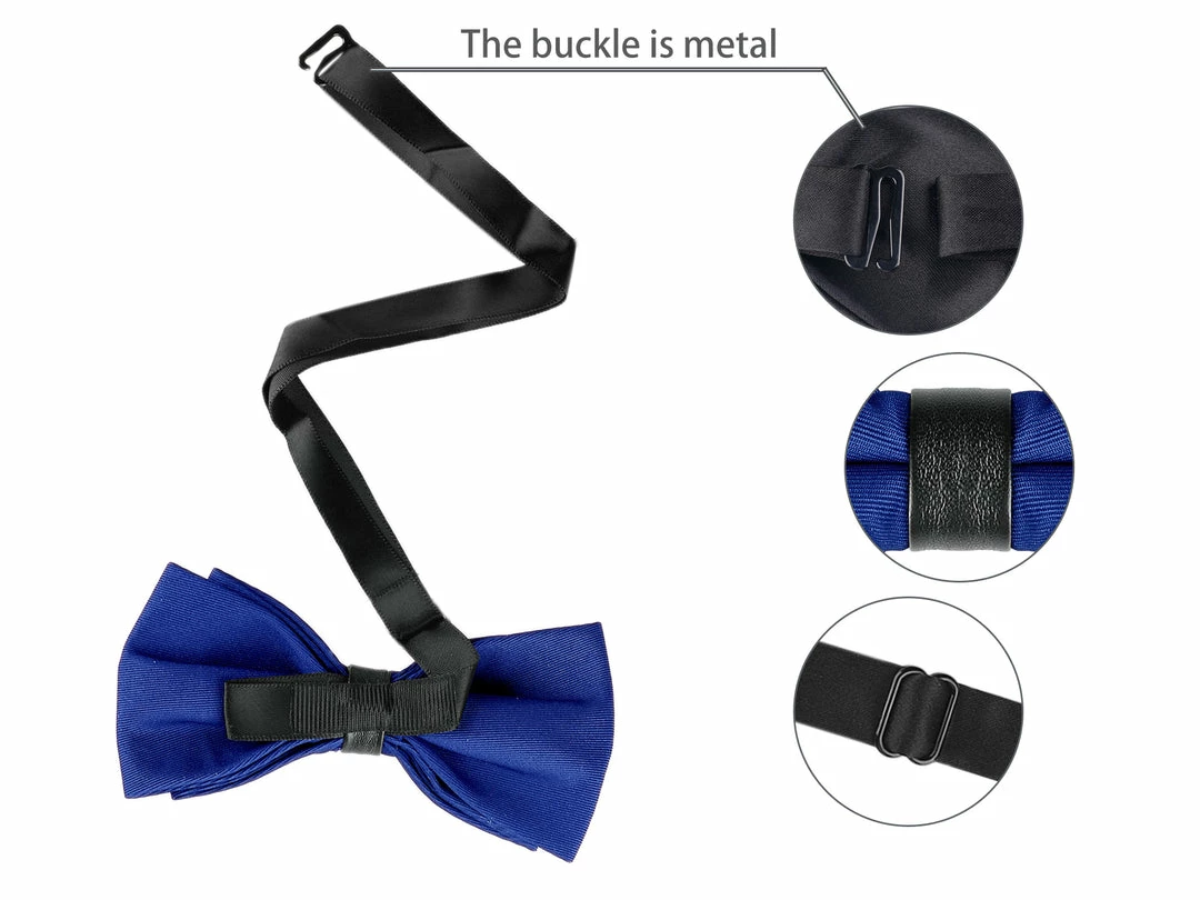 Allegra K Formal Solid Adjustable Straps Pre-Tied Bow Ties For Women Men Bowties Accessories 26 Allegra K Formal Solid Adjustable Straps Pre-Tied Bow Ties For Women Men Bowties Accessories