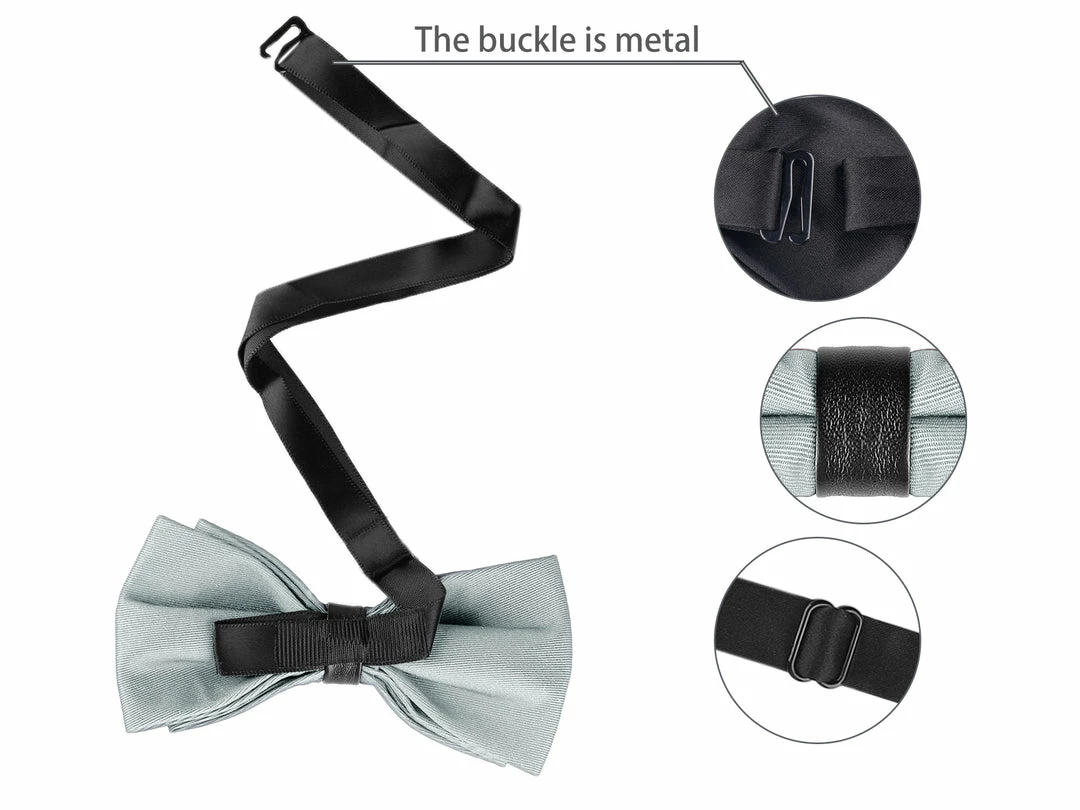 Allegra K Formal Solid Adjustable Straps Pre-Tied Bow Ties For Women Men Bowties Accessories 31 Allegra K Formal Solid Adjustable Straps Pre-Tied Bow Ties For Women Men Bowties Accessories