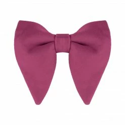 Allegra K Accessories Solid Pre-tied Bow Ties For Women Men Formal Party Prom Bowties Velvet