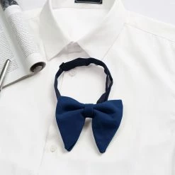 Allegra K Accessories Solid Pre-tied Bow Ties For Women Men Formal Party Prom Bowties Velvet