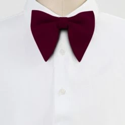 Allegra K Accessories Solid Pre-tied Bow Ties For Women Men Formal Party Prom Bowties Velvet