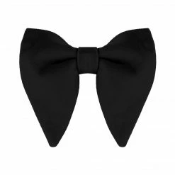 Allegra K Accessories Solid Pre-tied Bow Ties For Women Men Formal Party Prom Bowties Velvet