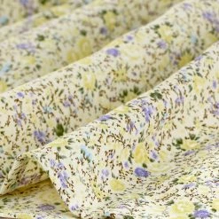 Allegra K Women's Floral Print Short Sleeve Dresses Belted Ruffle Hem Dress With Pockets