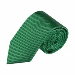 Allegra K Solid Color Self-tied Narrow Stripes Neck Tie Graduation Suit Formal Ties For Men