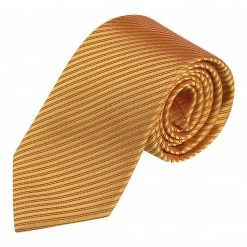 Allegra K Solid Color Self-tied Narrow Stripes Neck Tie Graduation Suit Formal Ties For Men