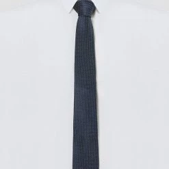 Allegra K Formal Ties Self Tie Business Dotted Necktie For Men