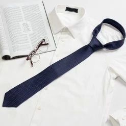 Allegra K Formal Ties Self Tie Business Dotted Necktie For Men
