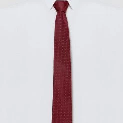 Allegra K Formal Ties Self Tie Business Dotted Necktie For Men