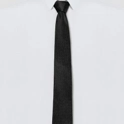 Allegra K Formal Ties Self Tie Business Dotted Necktie For Men