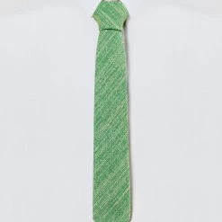 Allegra K Solid Color Cotton Cloth Winter Formal Casual Ties Skinny Self Tie Narrow Slim Necktie For Men