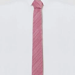 Allegra K Solid Color Cotton Cloth Winter Formal Casual Ties Skinny Self Tie Narrow Slim Necktie For Men