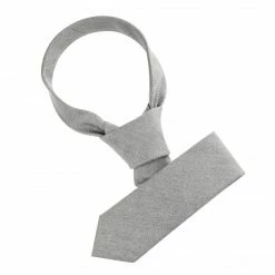 Allegra K Solid Color Cotton Cloth Winter Formal Casual Ties Skinny Self Tie Narrow Slim Necktie For Men