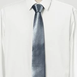 Allegra K Accessories Classic Solid Color Formal Casual Ties Self Tie Glossy Business Neckties For Men