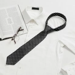 Allegra K Classic Polka Dots Formal Casual Ties Wedding Dotted Self Tie Business Suits Necktie For Men 88 Allegra K Classic Polka Dots Formal Casual Ties Wedding Dotted Self Tie Business Suits Necktie For Men