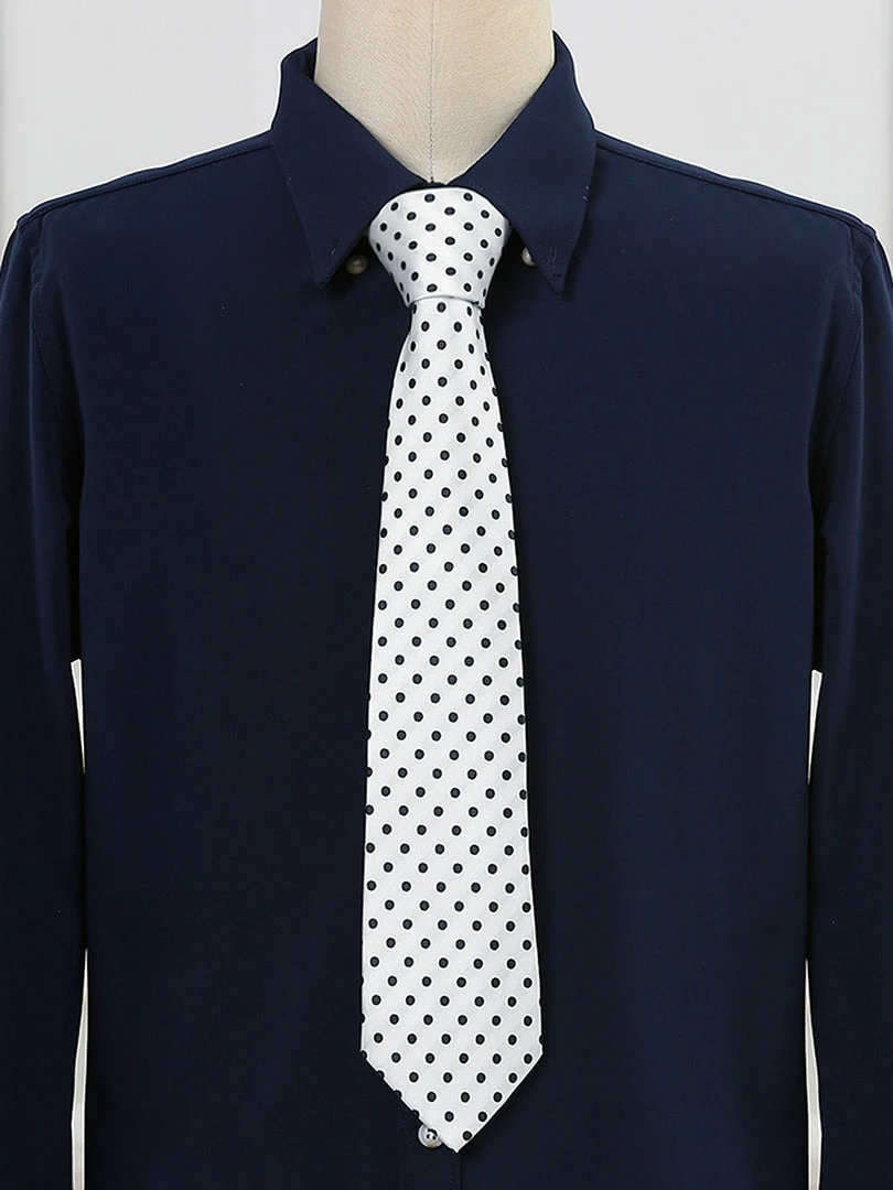 Allegra K Classic Polka Dots Formal Casual Ties Wedding Dotted Self Tie Business Suits Necktie For Men 35 Allegra K Classic Polka Dots Formal Casual Ties Wedding Dotted Self Tie Business Suits Necktie For Men
