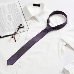 Allegra K Accessories Fashion Polka Dots Formal Casual Narrow Slim Ties Self Tie Business Necktie For Men