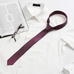 Allegra K Accessories Fashion Polka Dots Formal Casual Narrow Slim Ties Self Tie Business Necktie For Men