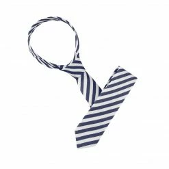 Allegra K Accessories Linen Stripe Pattern Formal Casual Ties Skinny Self Tie Business Necktie For Men