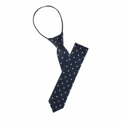 Allegra K Pre Tied Polka Dots Formal Casual Narrow Slim Ties Adjustable Zipper Neck Tie For Men Accessories
