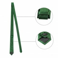 Allegra K Men's Pocket Square Necktie Bowtie Classic Polka Dots Tie Set Accessories