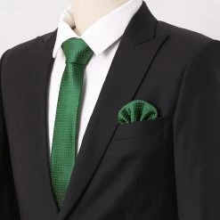 Allegra K Men's Pocket Square Necktie Bowtie Classic Polka Dots Tie Set Accessories