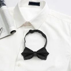 Allegra K Men's Striped Pre-tied Bow Ties Neck Adjustable Bowties Pointed Wedding Bow Tie Accessories 33 Allegra K Men's Striped Pre-tied Bow Ties Neck Adjustable Bowties Pointed Wedding Bow Tie Accessories