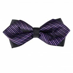 Allegra K Men's Striped Pre-tied Bow Ties Neck Adjustable Bowties Pointed Wedding Bow Tie Accessories 39 Allegra K Men's Striped Pre-tied Bow Ties Neck Adjustable Bowties Pointed Wedding Bow Tie Accessories