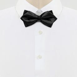 Allegra K Accessories Men's Pre-Tied Pointed Bow Ties Neck Strap Wedding Party Tuxedo Bowties
