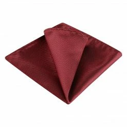Allegra K Men's Handkerchiefs Pocket Squares Solid Color Classic Little Grid For Wedding Business Accessories