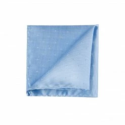 Allegra K Pocket Squares For Men Handkerchiefs Classic Silver Polka Dots Solid Color For Wedding Business Accessories