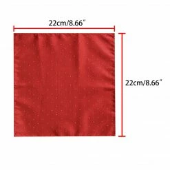 Allegra K Pocket Squares For Men Handkerchiefs Classic Silver Polka Dots Solid Color For Wedding Business Accessories