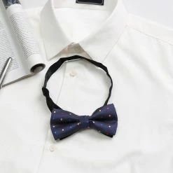 Allegra K Polka Dots Pre-Tied Bow Ties For Men Accessories