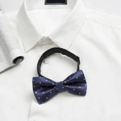 Allegra K Polka Dots Pre-Tied Bow Ties For Men Accessories