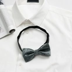 Allegra K Polka Dots Pre-Tied Bow Ties For Men Accessories