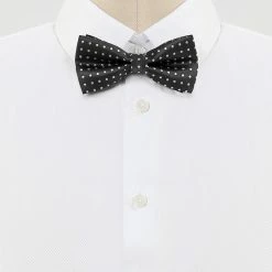 Allegra K Polka Dots Pre-Tied Bow Ties For Men Accessories