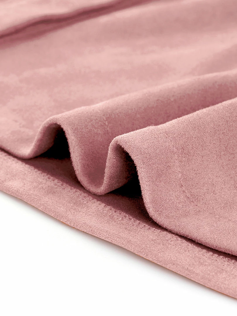 Allegra K Women's Strap Button Down Faux Suede A-Line Mini Overall Dress 32 Allegra K Women's Strap Button Down Faux Suede A-Line Mini Overall Dress