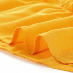 Allegra K Women's Ruffle Trim Sleeve V Neck Button Front Above Knee Casual Dress