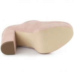 Allegra K Shoes Women's Platform Chunky Heel Lace Up Booties 61 Allegra K Shoes Women's Platform Chunky Heel Lace Up Booties