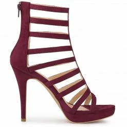 Allegra K Women's Strappy Heel Platform Stiletto Heels Sandals 29 Allegra K Women's Strappy Heel Platform Stiletto Heels Sandals