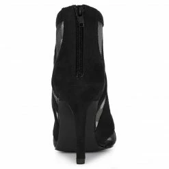 Allegra K Women's Mesh Open Toe Stiletto Strappy Heel Sandals Shoes