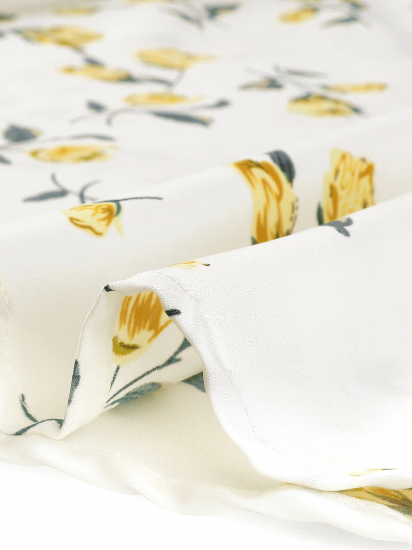 Allegra K Women's Ruffled Neckline Half Placket Short Sleeve Floral Print Blouse 9 Allegra K Women's Ruffled Neckline Half Placket Short Sleeve Floral Print Blouse