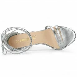 Allegra K Shoes Women's Open Toe Lace-Up Stiletto Heels Sandals 20 Allegra K Shoes Women's Open Toe Lace-Up Stiletto Heels Sandals