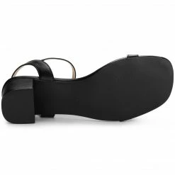 Allegra K Shoes Women's Slingback Buckle Chunky Heel Heels Sandals 30 Allegra K Shoes Women's Slingback Buckle Chunky Heel Heels Sandals